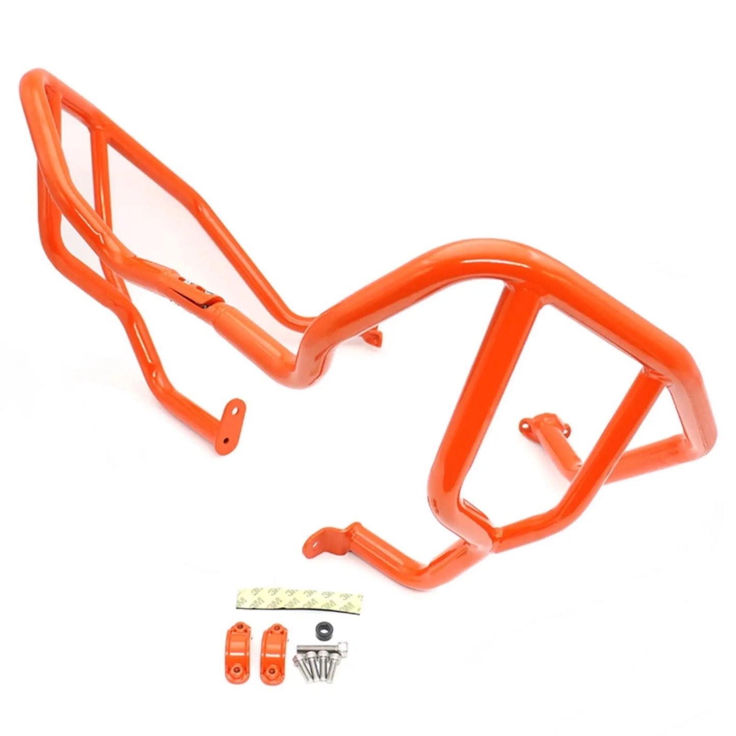 Lower Orange Crash Bar for KTM 1290 Super Adventure S / R 21-23 Engine Guard Black