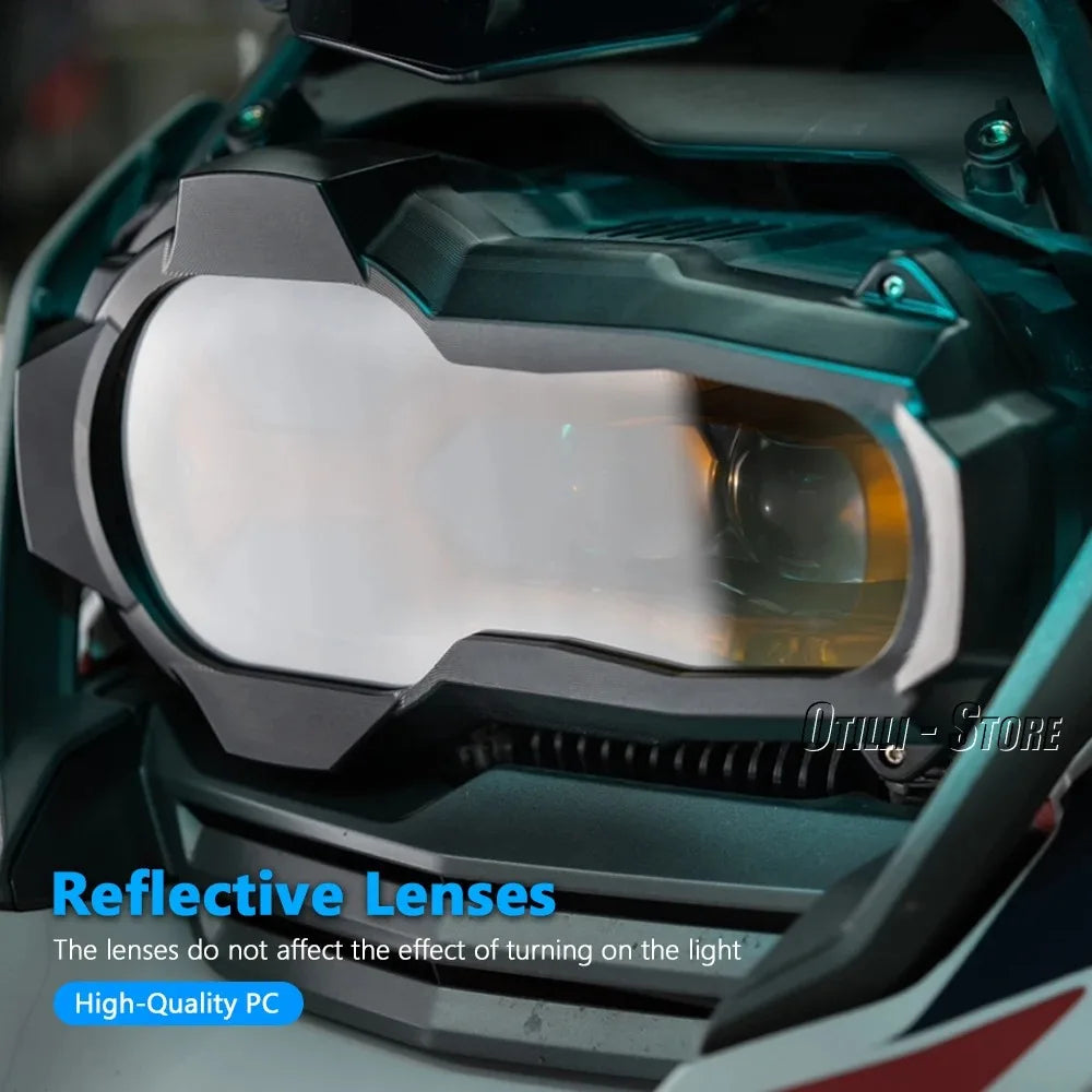 For BMW R1200GS R 1200 GS LC Adventure R1250GS ADVENTUER R 1250 GS ADV Motorcycle PC Headlight Guard Protector Cover Protection