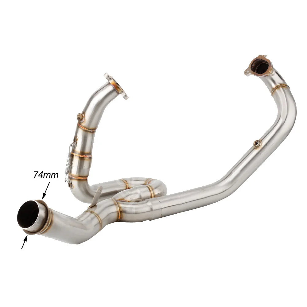 For KTM 1050 / 1090 / 1190 Adventure 1290 Super Adventure R / S / T Escape Motorcycle Exhaust Header Link Pipe Slip-on