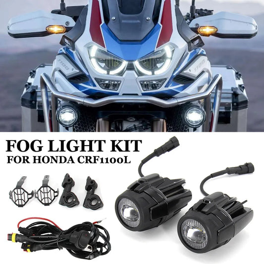 Motorcycle Accessories Fog Lights For HONDA CRF 1100 L CRF 1100L CRF1100L Africa Twin LED Auxiliary Driving Lamps Kit