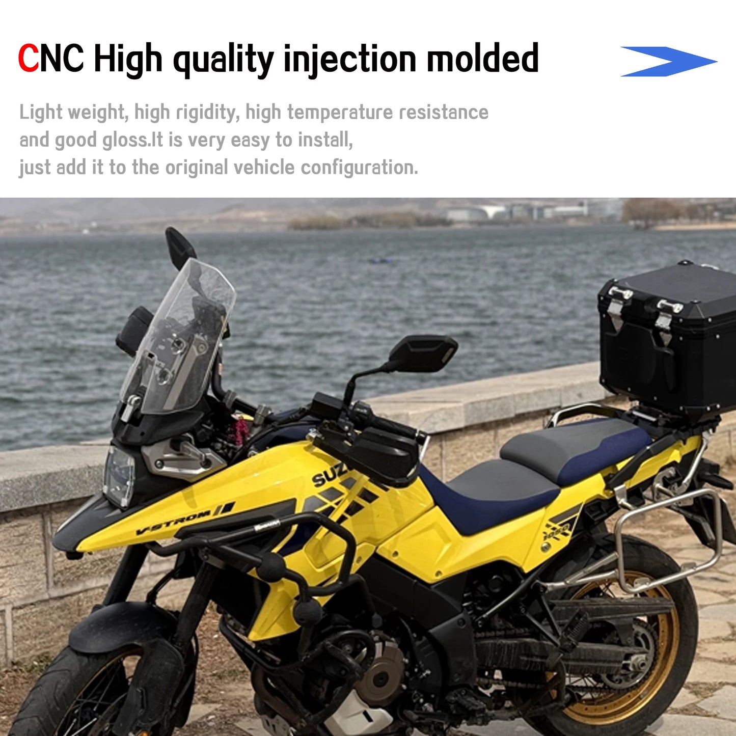 Motorcycle DL 650 VStrom new aluminum alloy Handguard Shield Hand Guard Protector Windshield For Suzuki V-Strom DL650 800 1050