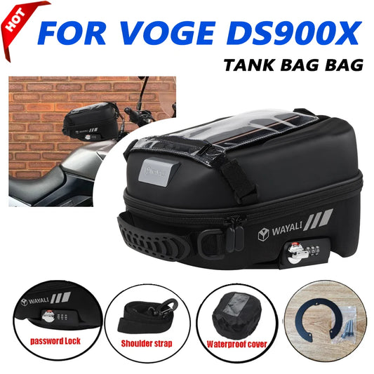 Motorcycle Tank Bag for VOGE DS900X 900DSX DSX900 DSX 900 DSX 900X 5.5L Large Capacity Detachable With Password Lock Storage Bag