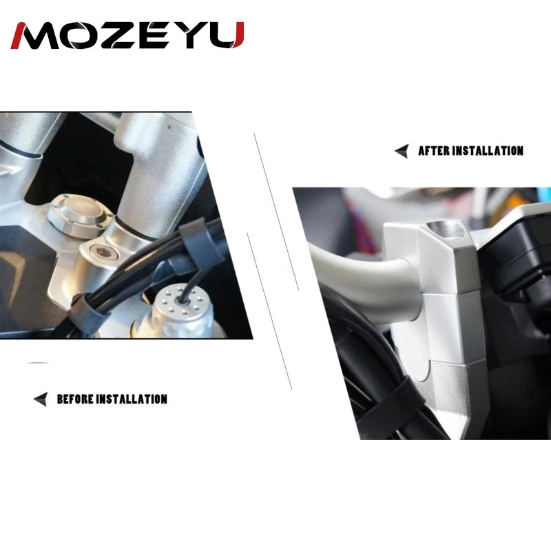 20mm Handlebar Riser For CFMOTO CF MOTO 800MT-X 800MT 800 MT-X 2024 2025-2021 MT800 MTX 800 Accessories Bar Mount Rising Block