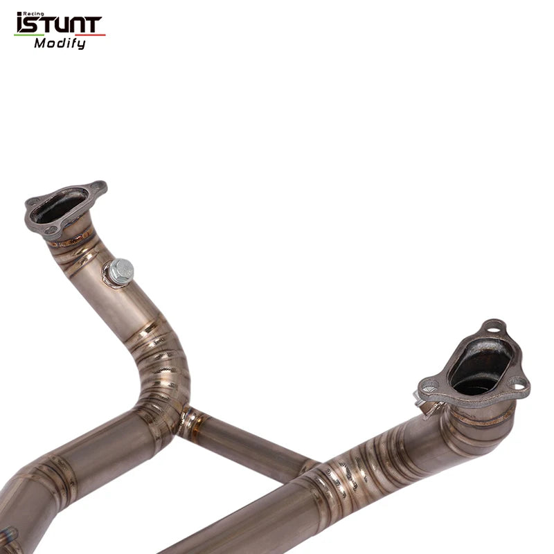 Titanium Alloy Front Link Pipe Full System Motorcycle Exhaust Escape Slip On For BMW R1250 R 1250 R RS RT GS Adventure 2019 2020