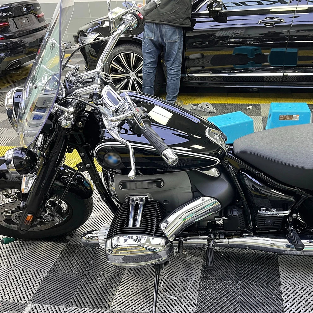 Motorcycle HandleBar Heightening Riser Clamp Back Move Mount Clamp Adapter Handle Bar Risers For BMW R 18 R18 Classic 2021 2022