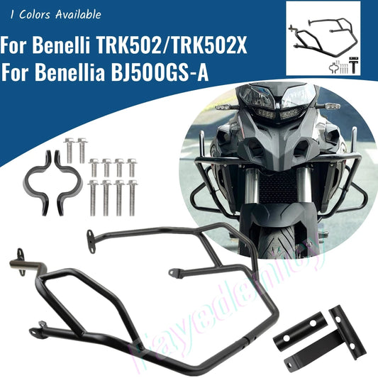 TRK 502X Engine Guard Bumper Motorcycle Highway Crash Bar For Benelli TRK502 TRK502X 2017 2018 2019 2020 BJ500GS-A Accessories