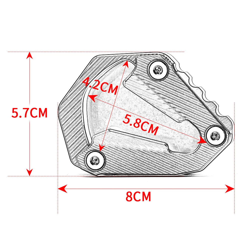 Motorcycle Accessories 1290 SAS 1290S 2021 2022 2023 NEW For KTM 1290 SUPER ADVENTURE /S Side Stand Extension Kickstand Foot Pad