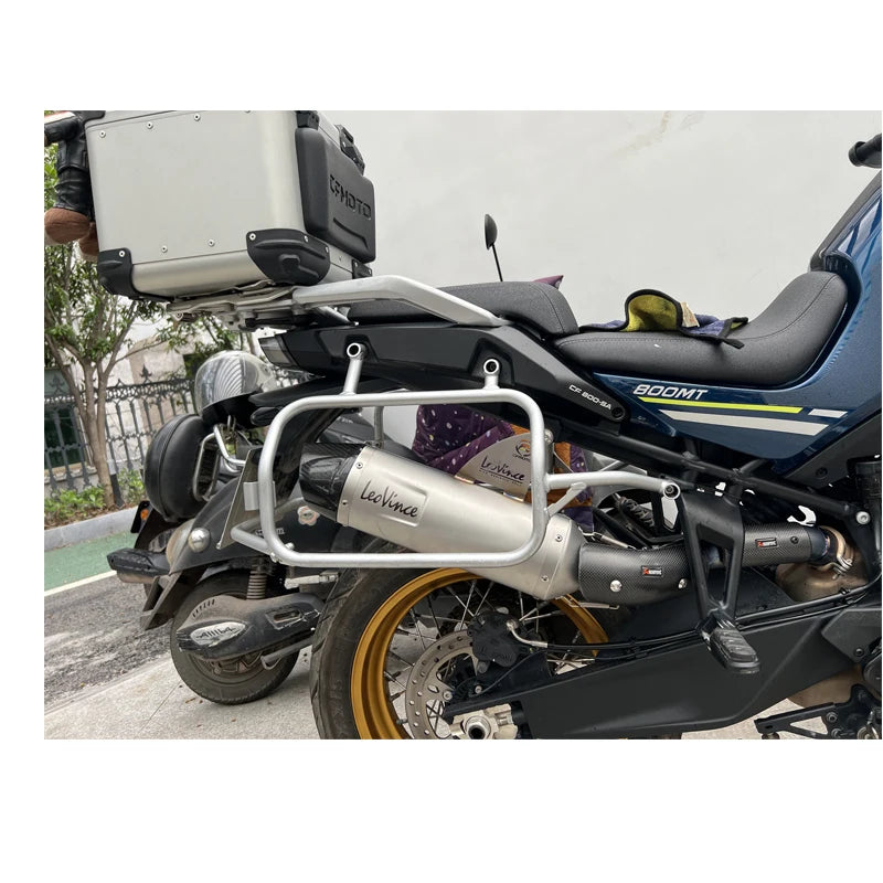 For KTM 790 890 Adventure ADV R RALLY 2019 - 2022 LeoVince Motorcycle Exhaust Titanium Alloy Modify Link Pipe Muffler DB Killer