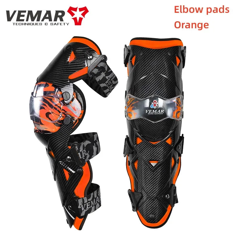 VEMAR Elbow Protector Knee Brace Motorcycle Accesorios Motocross Racing Riding Outdoor Sports Bike Protective Gear Knee Pads