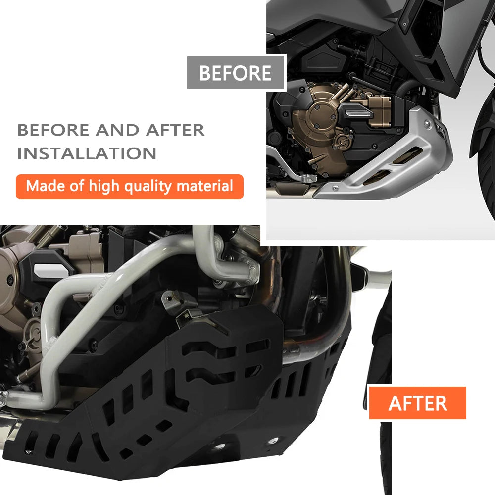 For Honda CRF1100L Africa Twin 2020-2024 2025 New Motorcycle Skid Plate Bash Frame Guard Under Engine Chassis Cover Protection