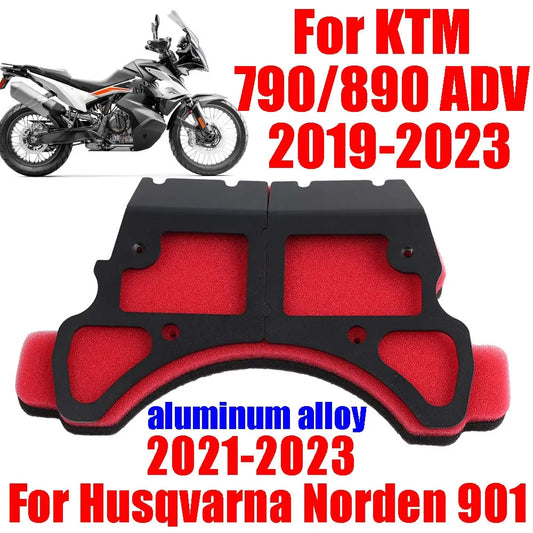 For KTM 790 Adventure ADV R S 890 Adventure 790R Accessories Air Intake Filter Cover Guard Protector For Husqvarna NORDEN 901