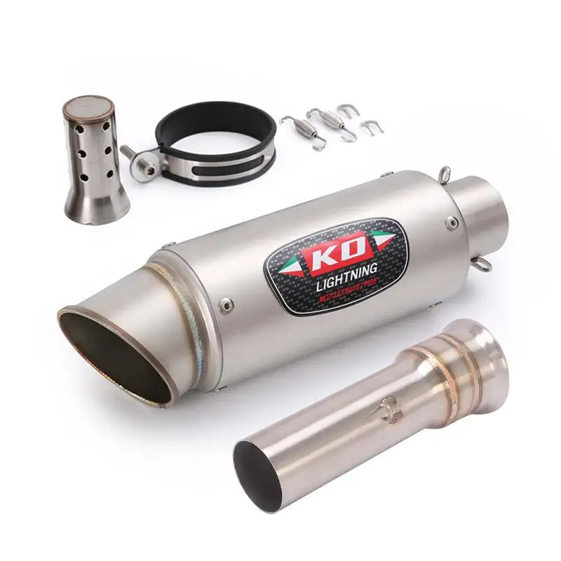 51MM Exhaust Pipe Motorcycle Muffler Mid Pipe Stainles Steel Escape Modified For 1290 Super Adventure R/S/T 2016-2020