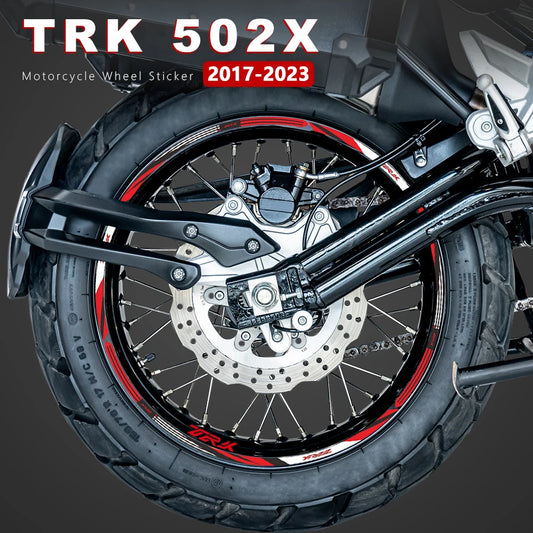 Motorcycle Wheel Sticker Waterproof Rim Stripe Tape TRK 502X Accessories 2022 for Benelli TRK 502 X TRK502X 2017-2023 2020 2021