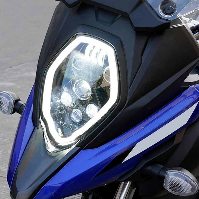 For Suzuki V-STROM 650A V-STROM 1000 DL1000 DL650A Headlight LED DRL With E-MARK E9 Front Motorcycle Lights Headlamp Waterproof