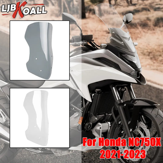 For Honda NC750X 2021-2023 Touring Windshield Windscreen NC 750X NC 750 NC750 X Motorcycle Accessories Wind Deflector Shield Kit