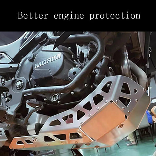 New Fit Morini X Cape 650 Motorcycle Accessories Engine Mud Guard Base Protector Cover For Morini XCape 650 XCape650 X-Cape 650
