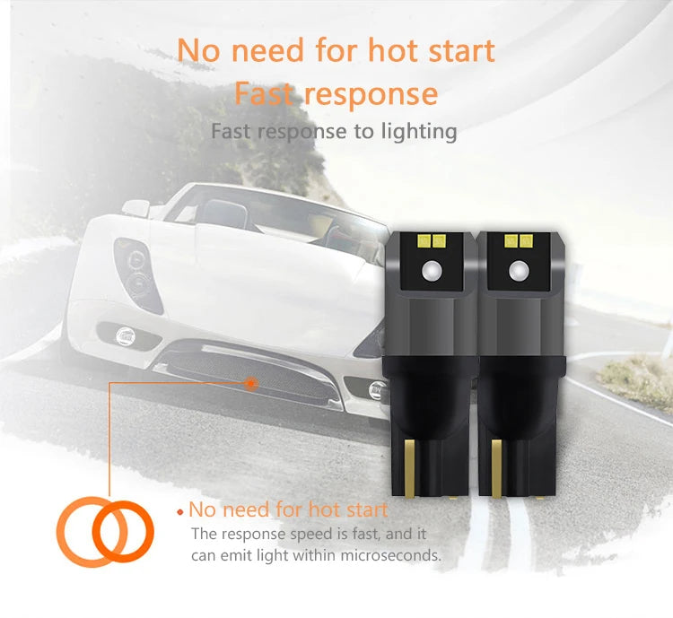 OSRAM LED T10 6000K W5W 194 LEDriving SL Advance 6000K White Car Reading Bulbs Door Lamps Interior Light 12V 1.5W 2980CW, Pair