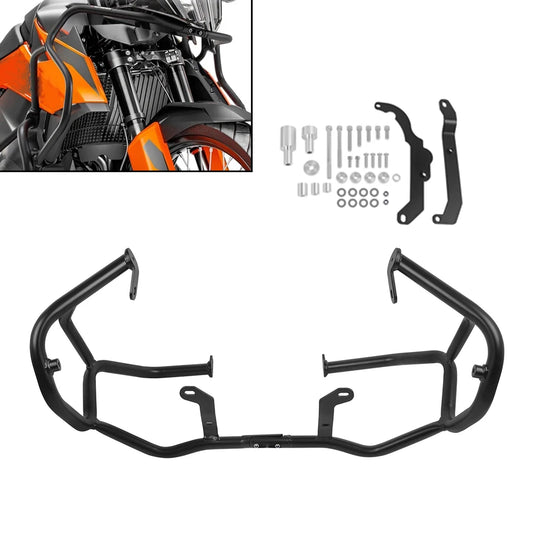 For 790 Adventure R S ADV R 790 Adv 2019-2024 Engine Guard Lower Crash Bars Bumper Stunt Cage Motorcycle Frame Protection Bars