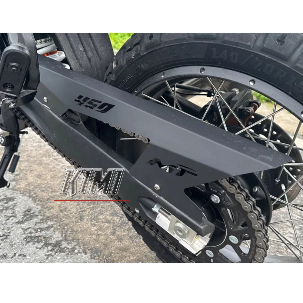 For CFMOTO 450MT MT450 2024 Motorcycle Accessories Chain Wheel Protection Cover Chain Cover Gear Cover Protection Metal