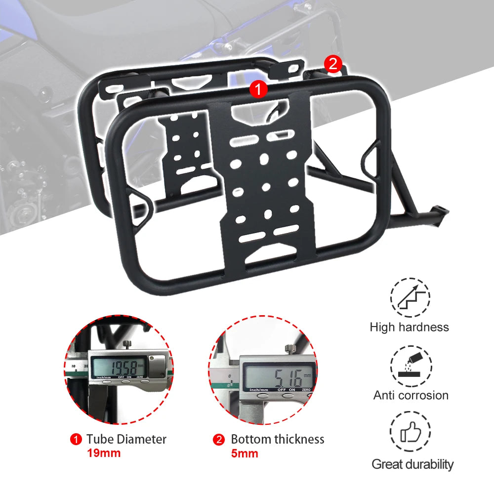 Fit For Yamaha Tenere 700 XTZ690 2019-2022 2023 2024 Motorcycle Saddlebag Support Bracket Side Panniers Racks Frame Side Carrier