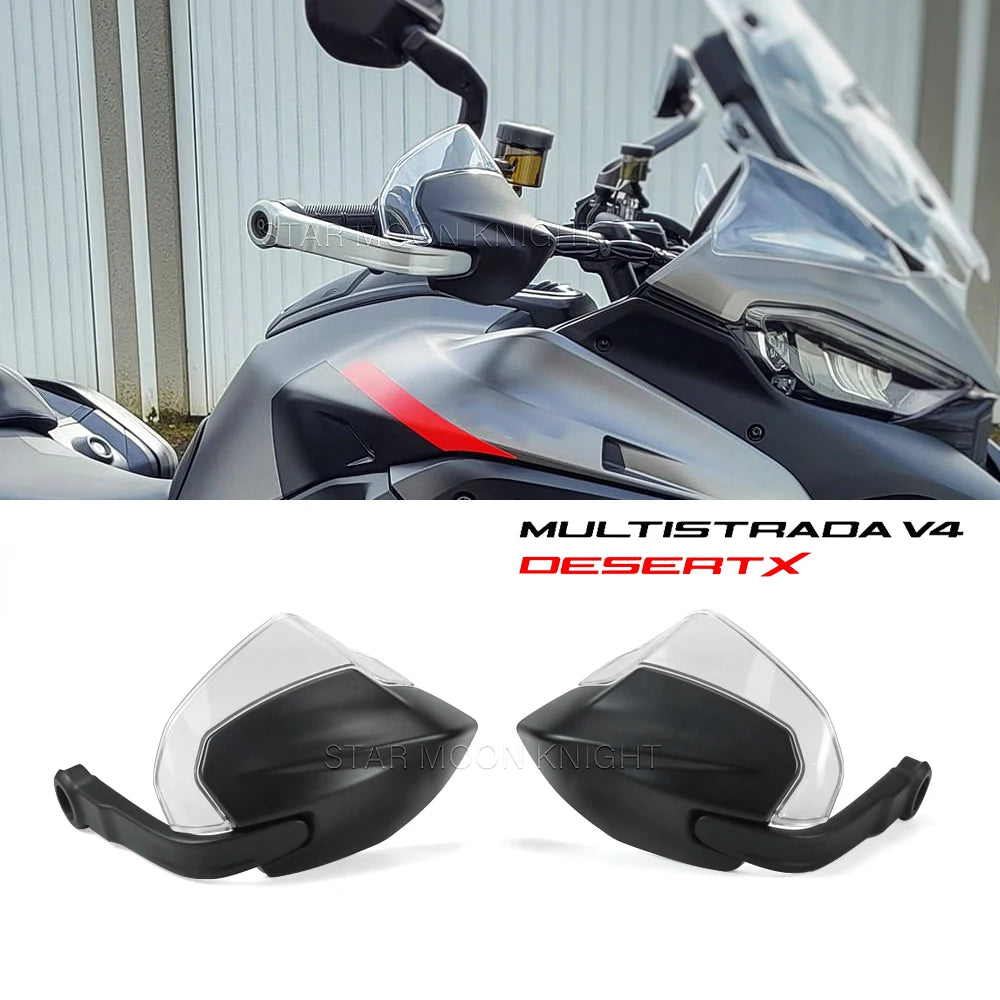 Handlebar Handguard Extension For Ducati Multistrada V4 V4 Pikes Peak V4S Desert X Motorcycle Oversized Hand guards Kit