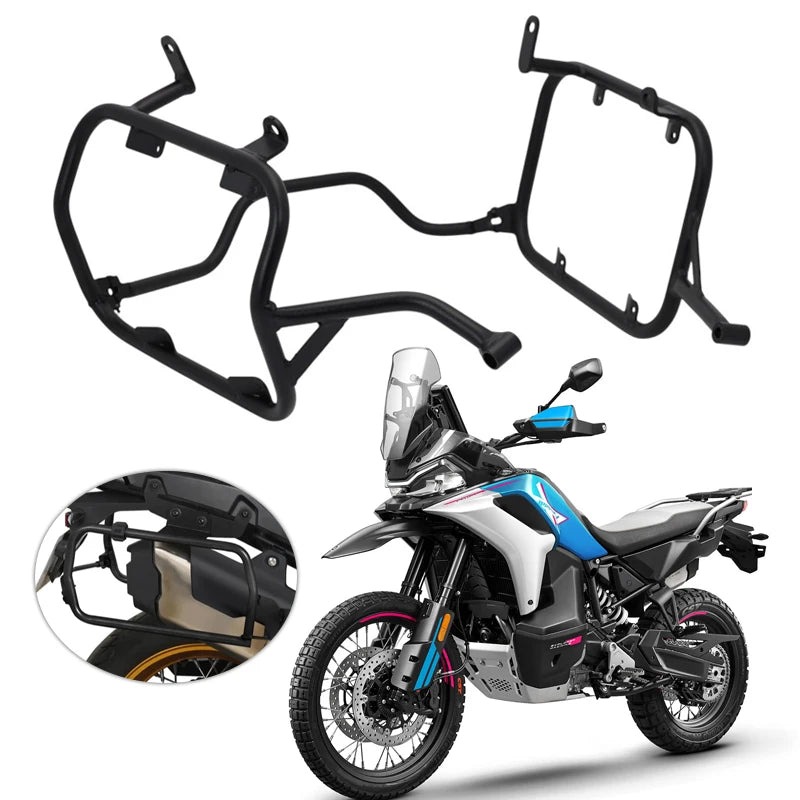 Rear Luggage Rack Cargo Side Panniers Rack Luggage Saddlebag Carrier Bracket For CFMOTO 800MT-X 800 MT-X 800MTX MTX800 2024 2025