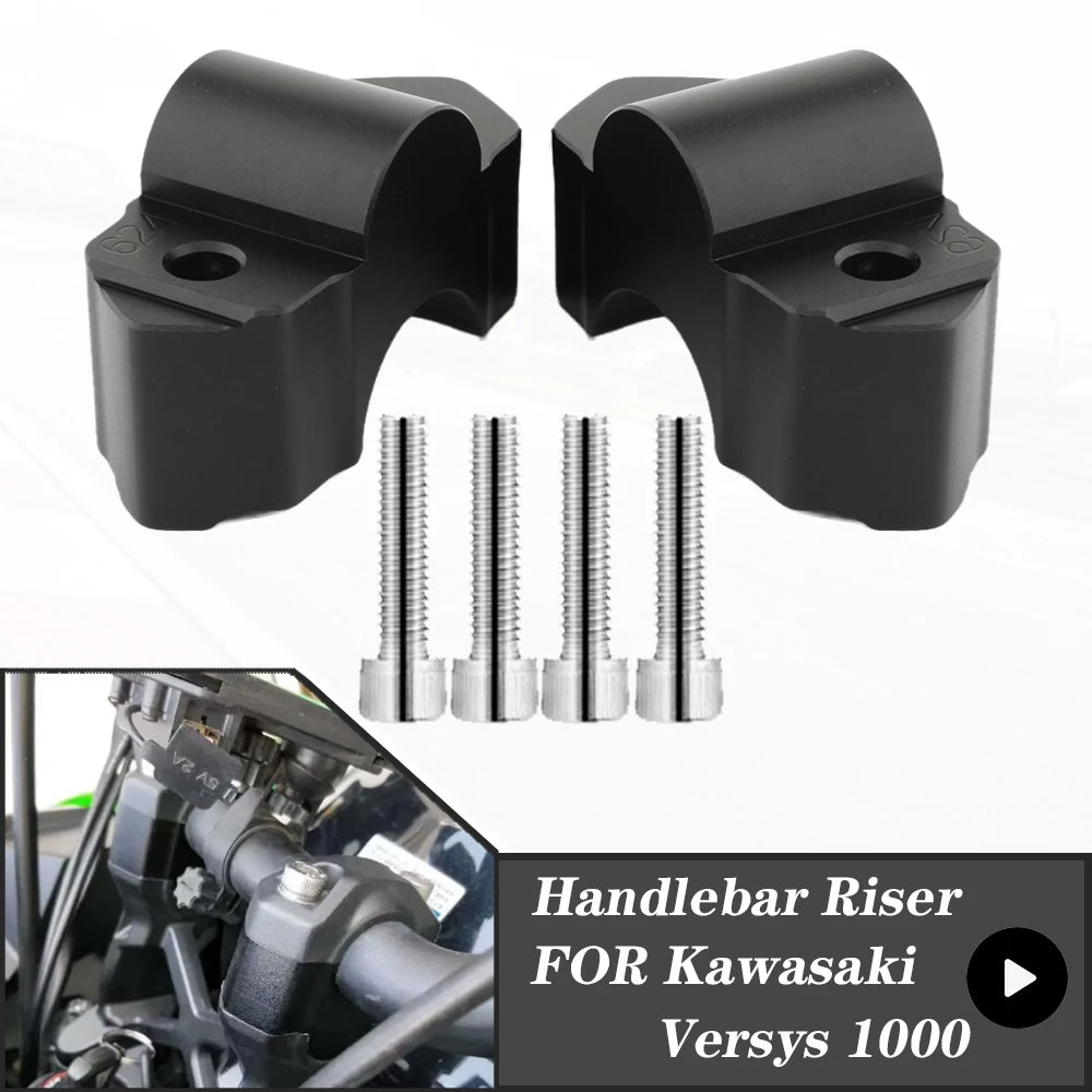 For Kawasaki Versys 1000 2015 2016 2017 2018 2019 2020 2021 Motorcycle Accessories Handlebar Riser Move Height Up Bracket Kit