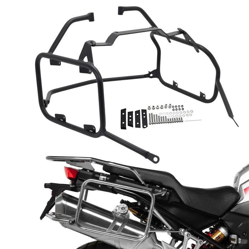 Stainless Steel Motorcycle Side Saddlebag Bracket Pannier Pannier Rack Luggage Rack For BMW F700GS F800GS F800 GS 2009-2017