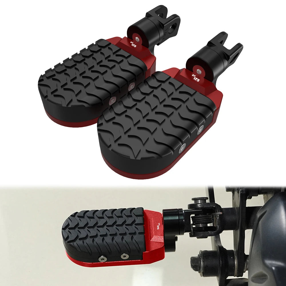 Motorcycle Adjustable Front Footpegs Foot Pegs Footrest Fit For Honda XL750 TRANSALP 2023-2024 CT125 TRAIL 2020-2022 2023 CT 125