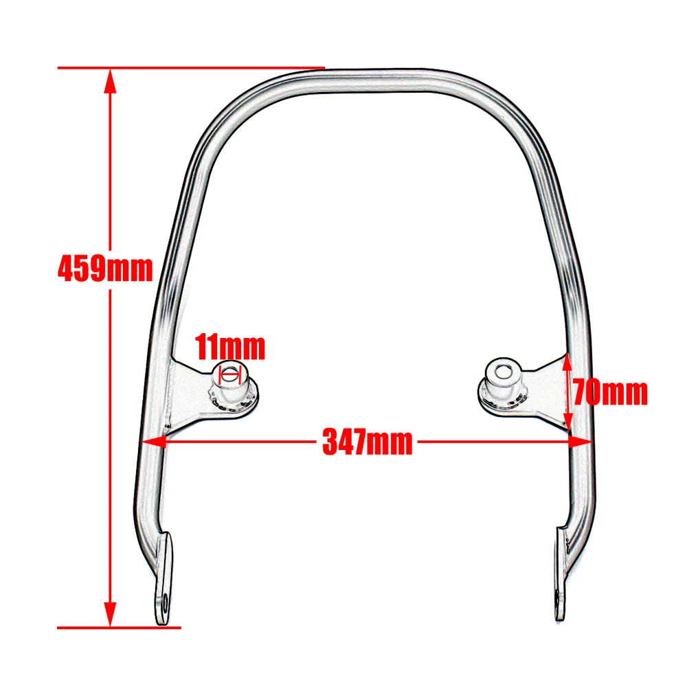 Rear Luggage Rack Passenger Handgrip Rail Bar Support Bracket For Kawasaki Z650RS Z 650 RS 2022