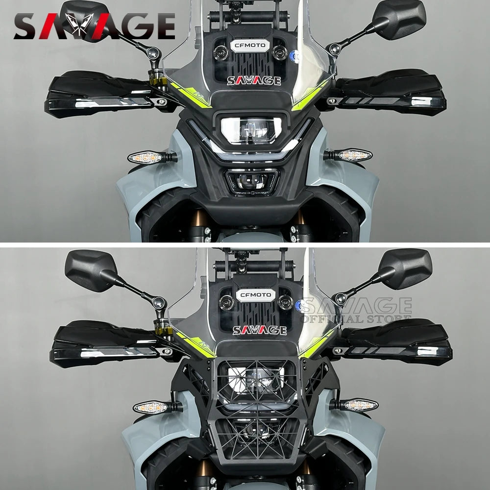Motorcycle Headlight Grilles Guard Protector For CFMOTO 450MT CF MOTO 450 MT MT450 2024 Headlamp Front Light Protection Cover