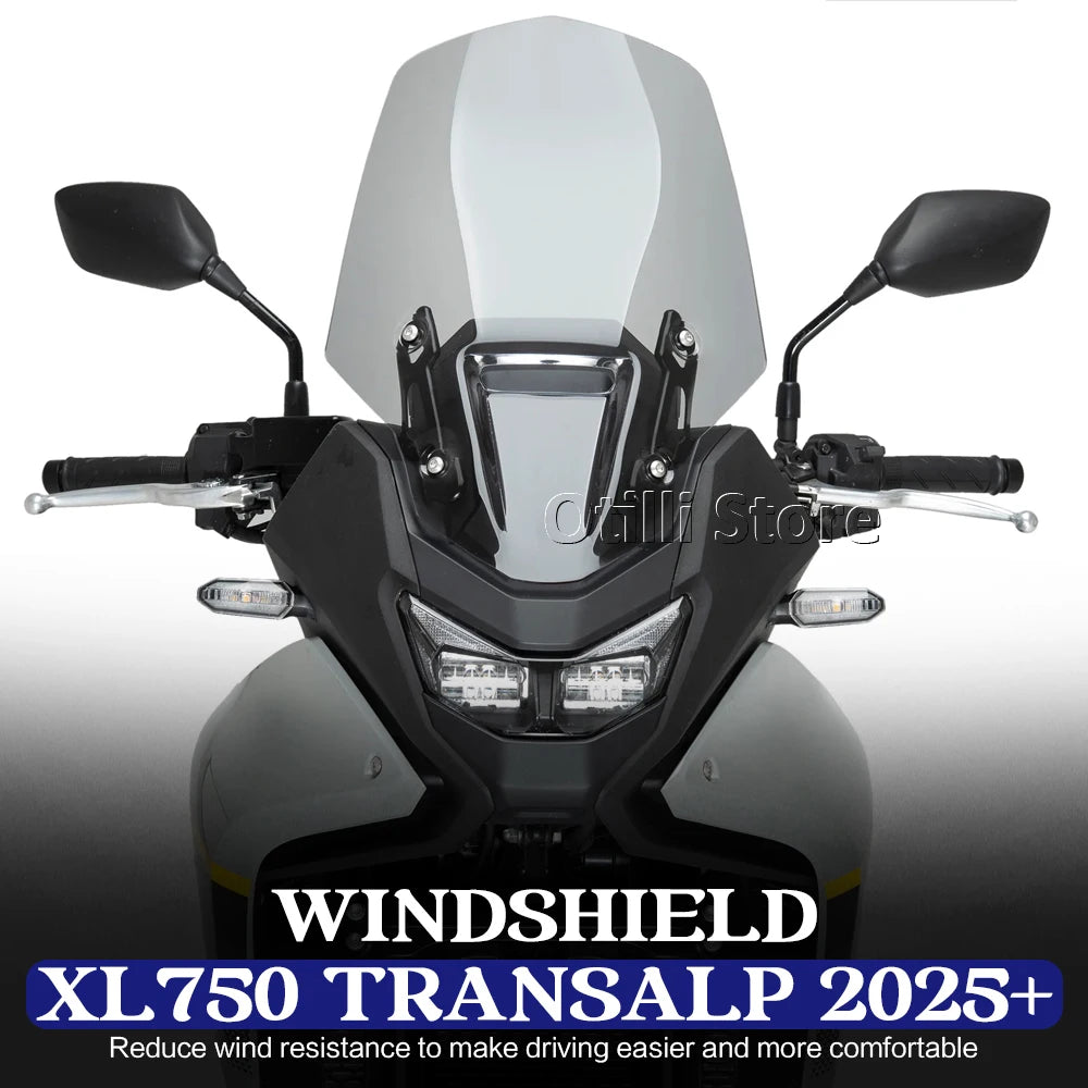 Motorcycle Windshield Windscreen Cover For Honda XL750 XL 750 Transalp 2025 2026 Front Wind Screen Shield Deflectors Protector