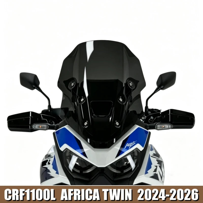 Front Windshield for Honda CRF1000L CRF1100L Africa Twin Tall WindScreen Deflector Modified Accessories CRF1100 L 2024 2025 2026