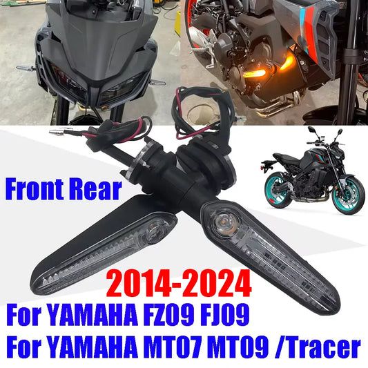 Motorcycle LED Turn Signal Light Indicator Directional Flasher Lamp For YAMAHA MT07 MT09 MT-07 MT-09 TRACER FZ-09 Accessories