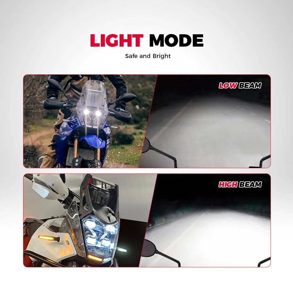 Motorcycle LED Headlight For YAMAHA Tenere 700 Rally World Raid XTZ700 T7 Head Lights Assembly Lamp Integrated Turn Signal E24