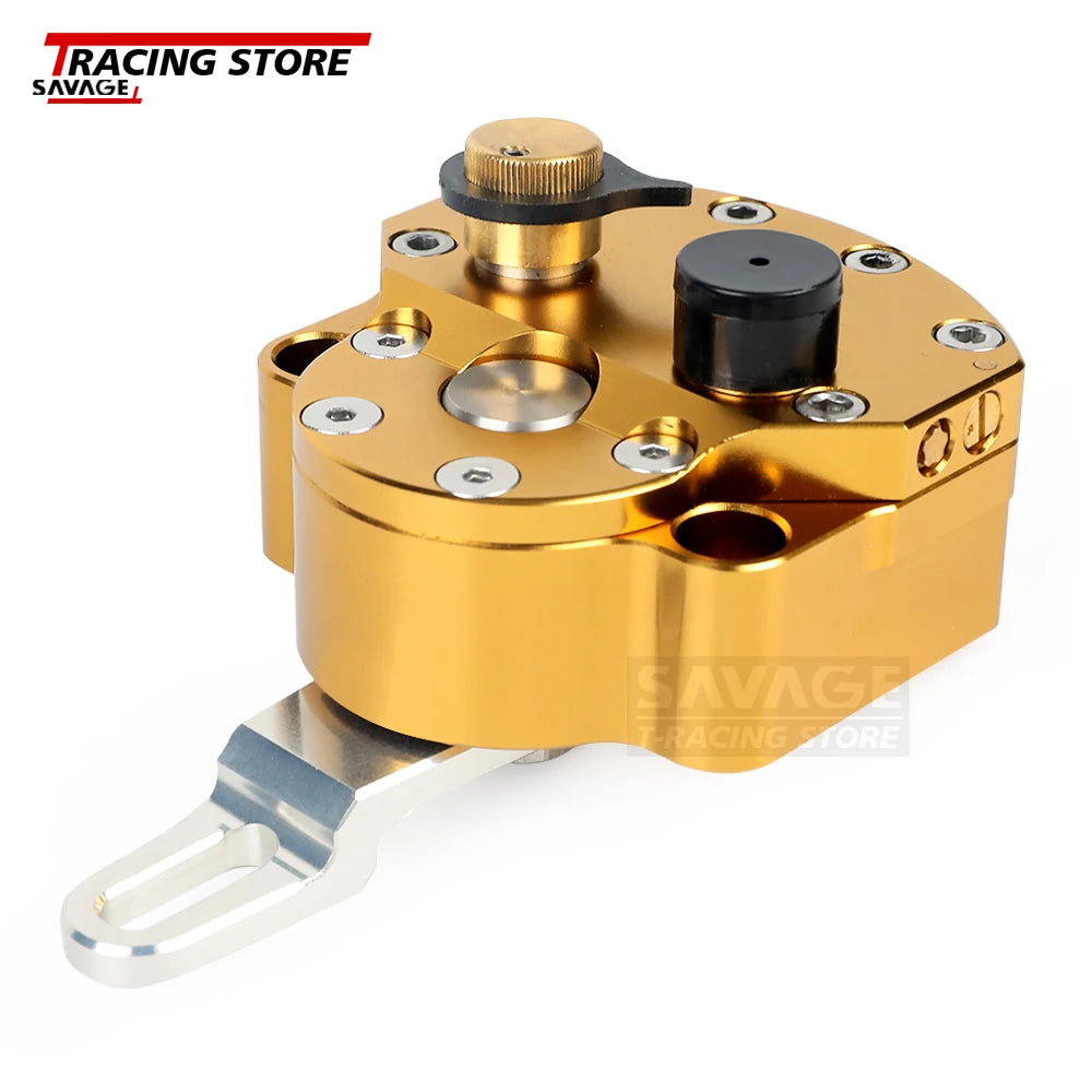 Adjustable Universal Motorcycle Steering Damper Stabilizer For  HONDA SUZUKI YAMAHA XL750 MT09 MT07 MT03 NC700 GSX1300 XR125 CBR