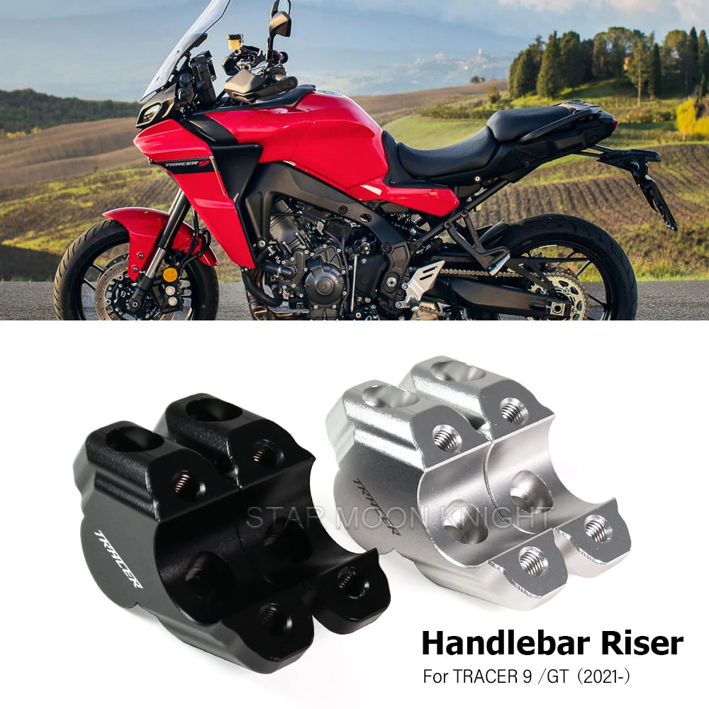 Motorcycle Handlebar Riser Clamp For YAMAHA TRACER 9 / GT 2021 2022 2023 2024 Handle Bar Heighten Move Back Adapter