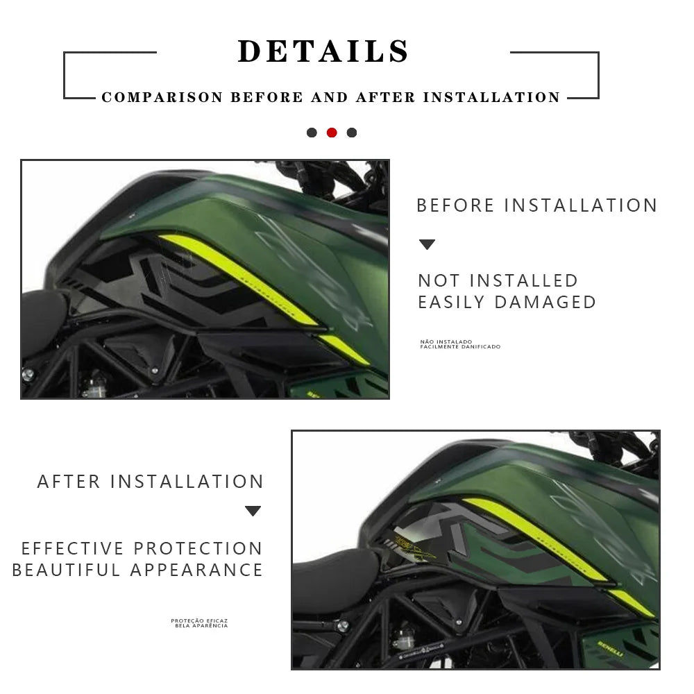TRK702X 2023 Motorcycle Accessories 3D Gel Epoxy Resin Sticker Kit Tank Pad Protection For Benelli TRK 702X TRK 702 X