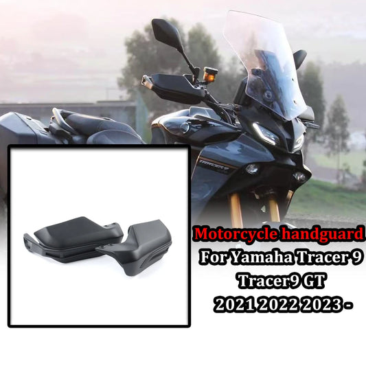 Tracer 9 Handguard Extensions Protector Guard Hand Shield Protector Cover Black For Yamaha Tracer 9 Tracer9 GT 2021 2022 2023 -