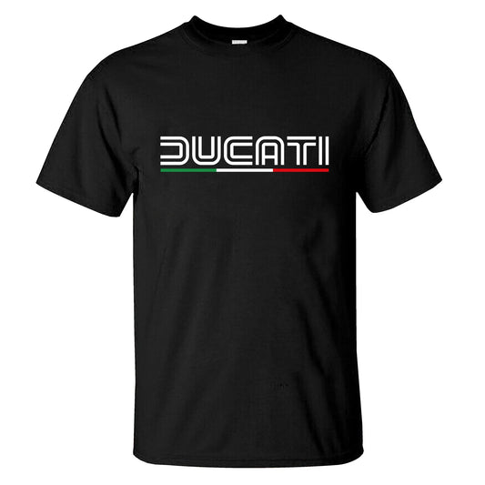 Ducati Moto GP Racing Men's T-shirt, Big T-shirt with motorcycle logo, Casual graphic streetwear, Fashion T-shirts, 2023
