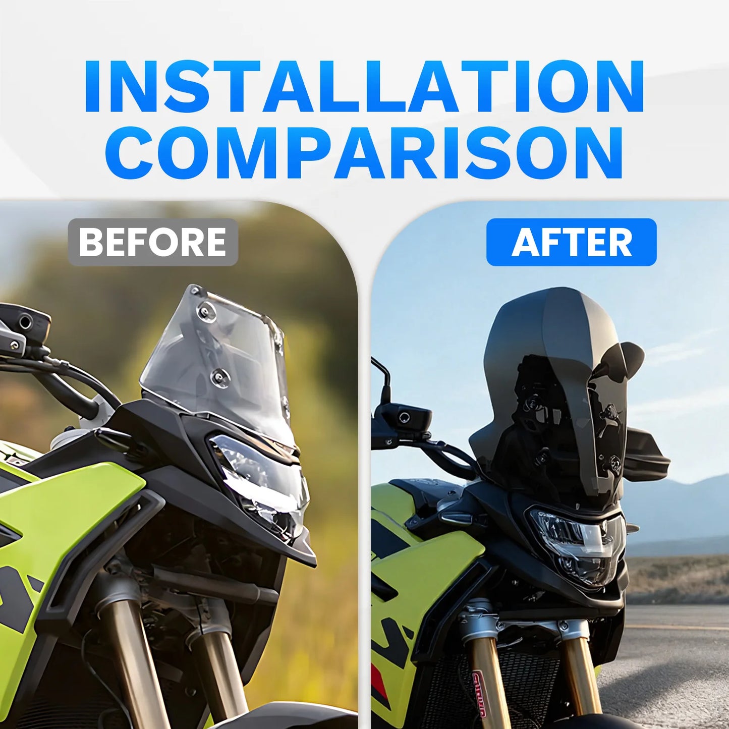 Tall Windscreen Cover For BMW F900GS F900 GS F 900GS 2024 2025 Motorcycle Touring Sport Windshield Spoiler Wind Screen Deflector