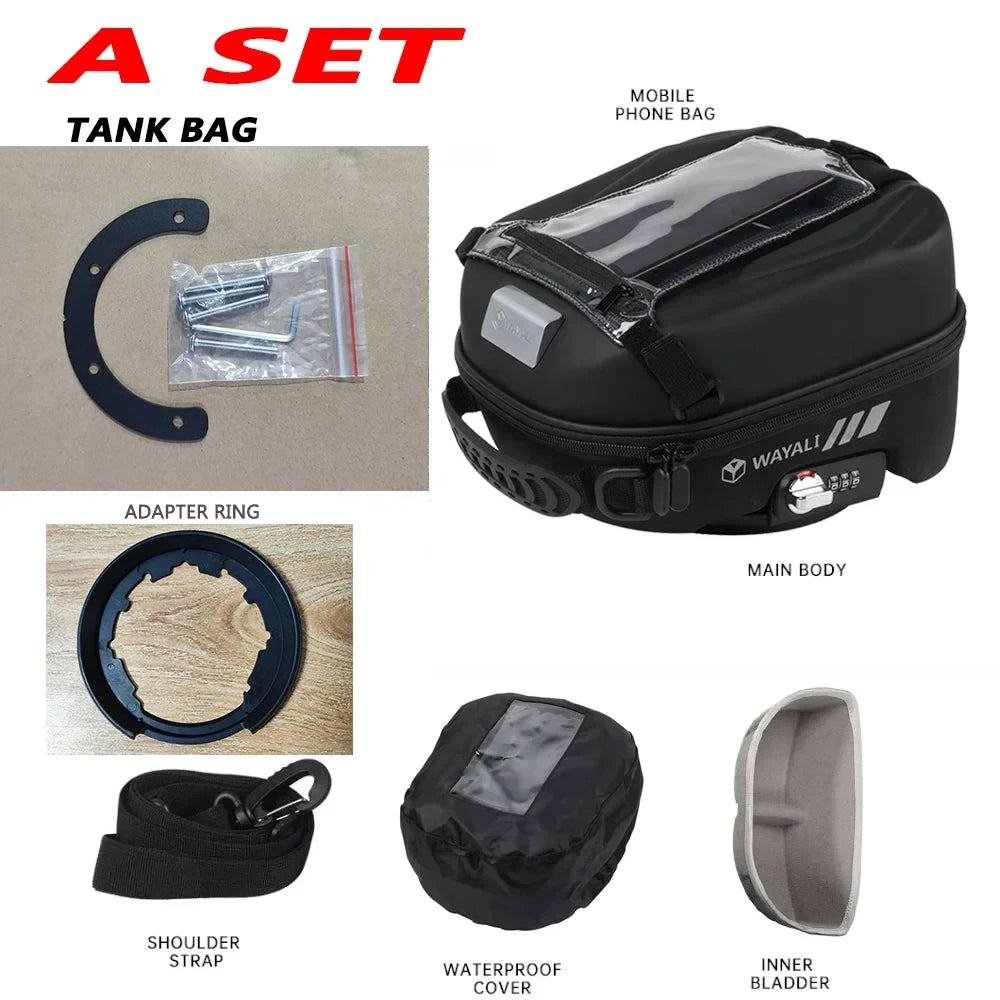 Motorcycle Fuel Tank Bag for BMW R1250GS Adv 2019-2023 1250GS Adv Trophy 2023 Navigation Packag Storage Bag with Lnstall Adapter