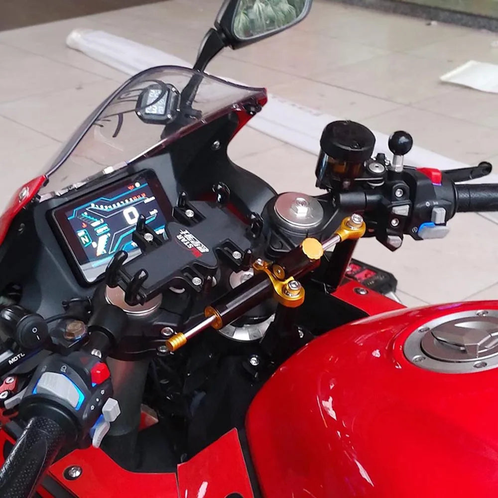 FOR HONDA Africa Twin AfricaTwin CRF1000L CRF1100L 2018 2019+ Adjustable Motorcycles Steering Stabilize Damper Bracket Mount Kit