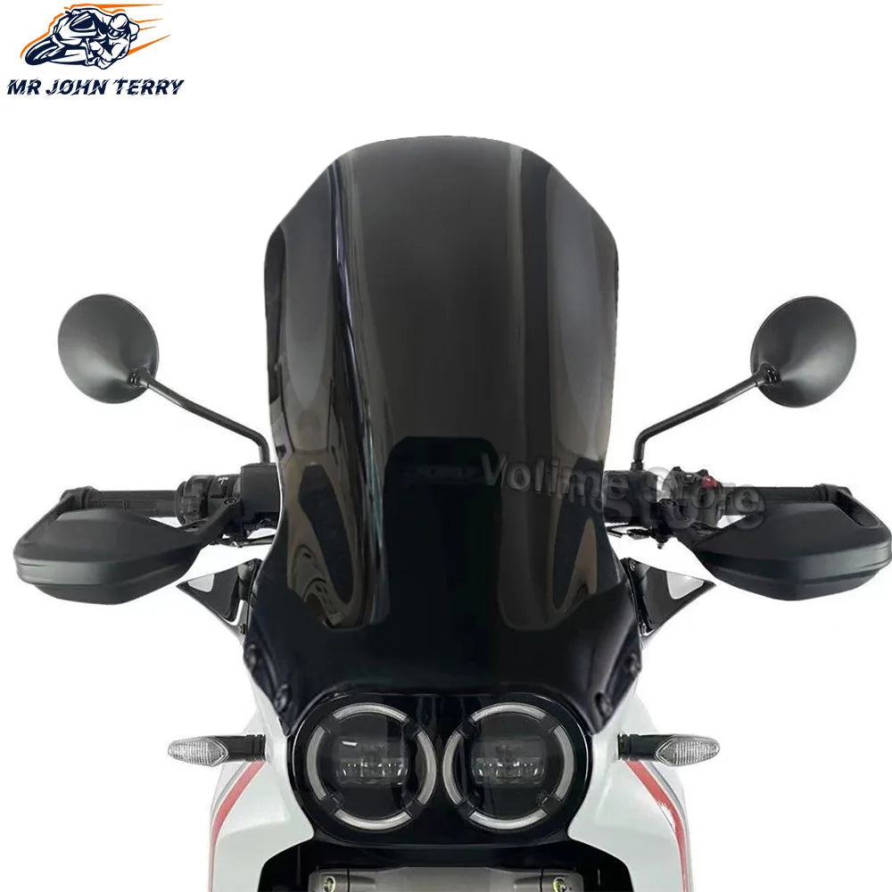 For Ducati Desert X DesertX desertX 2022 2023 Motorcycle Windshield Covers Screen Smoke Lens Motorbikes Deflector