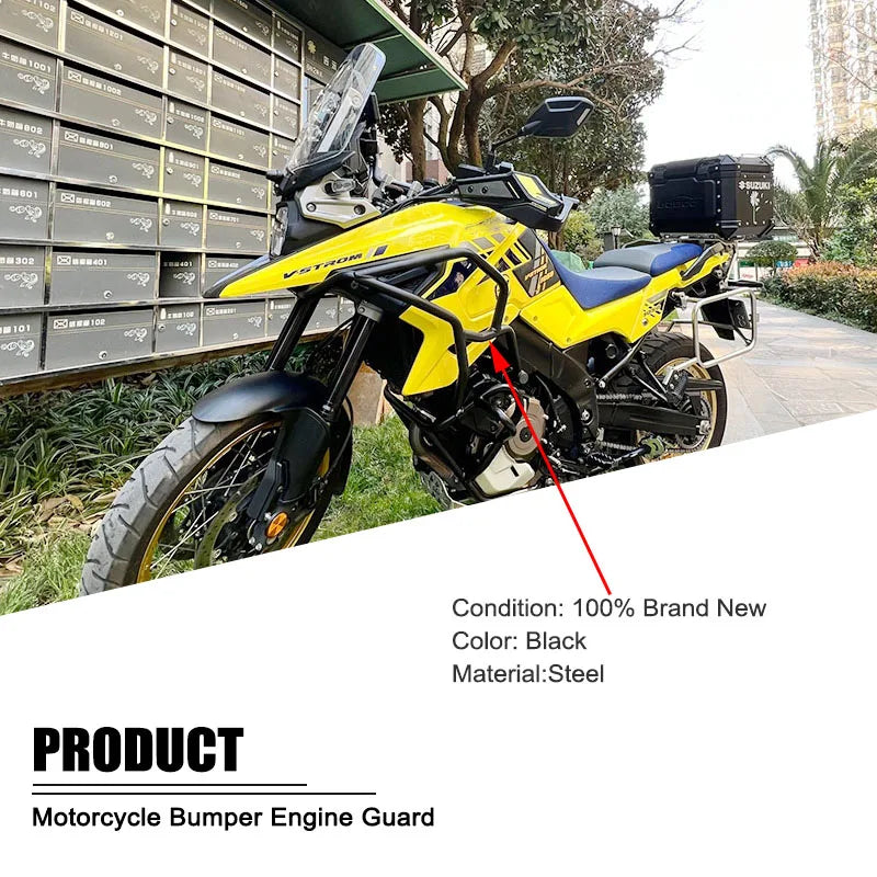 Fit For Suzuki V-Strom 1050 dl1050 DL1050XT Bumper Engine Guard DL1050 XT DL1050A 2020-2023 Motorcycle Crash Bars Protector