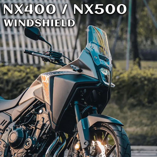 for Honda NX500 NX400 Accessories Windshield NX 500 Motorcycle Front Windscreen 500NX Windshield NX 400 NX500 2024 Parts