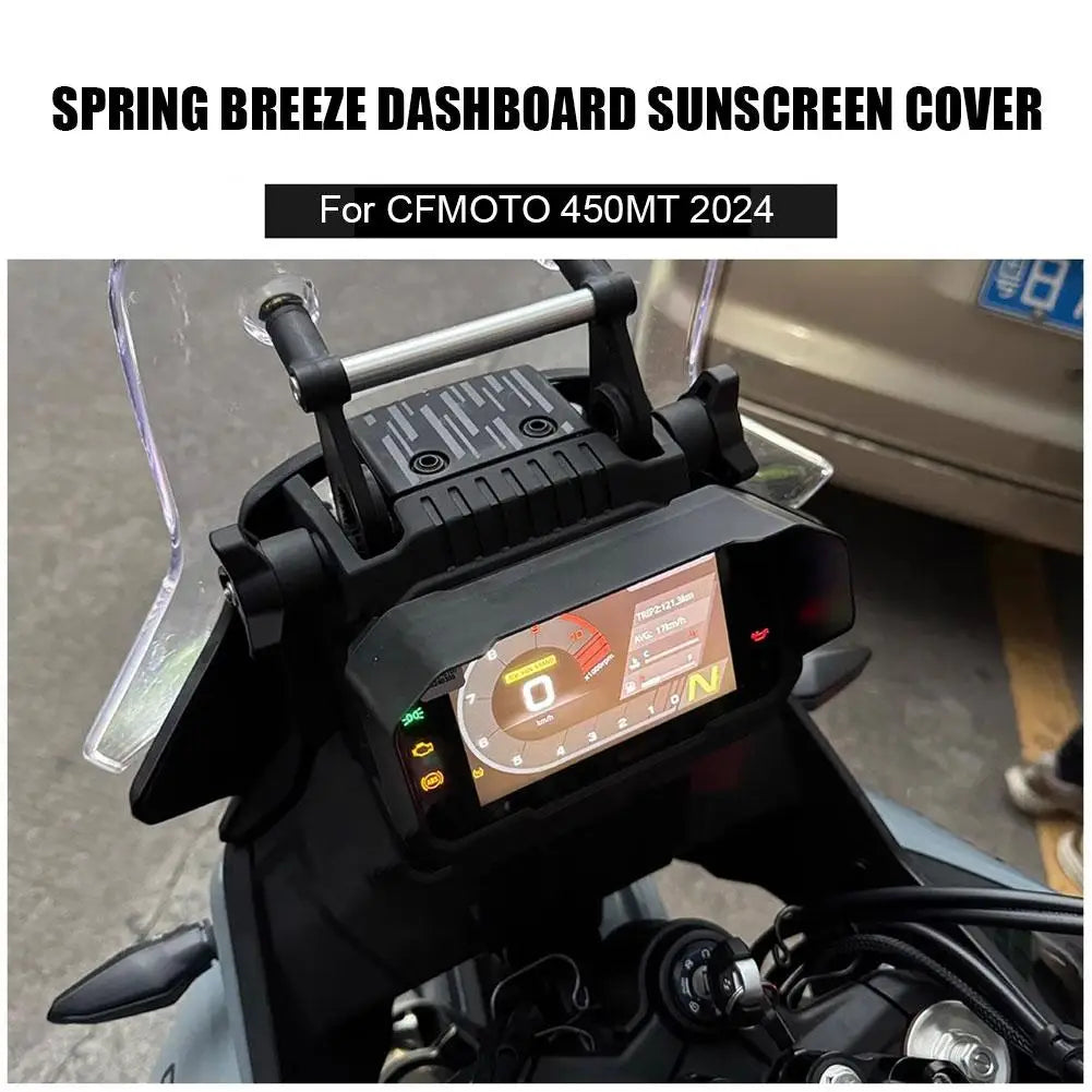 FOR CFMOTO 450MT 450 MT 2024 Motorcycle Accessories Sun Visor Cover UV-resistant Long-lasting Dashboard Guard Protector