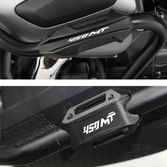 Motorcycle Accessories 25mm Bumper Engine Guard Protector Block Crash Bar Decorative For CFMOTO CF MOTO 450MT 450 MT 2024 2025