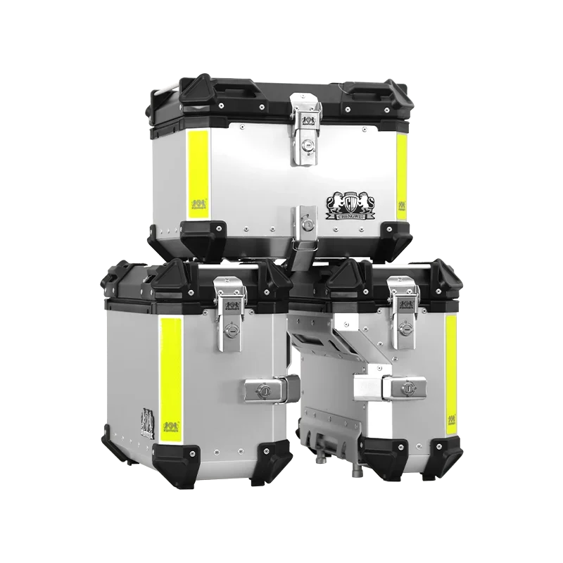 For BMW G310GS Motorcycle Aluminum Alloy Three Box 45L Tail Box 37L Side Box Quick Release Sealed Waterproof