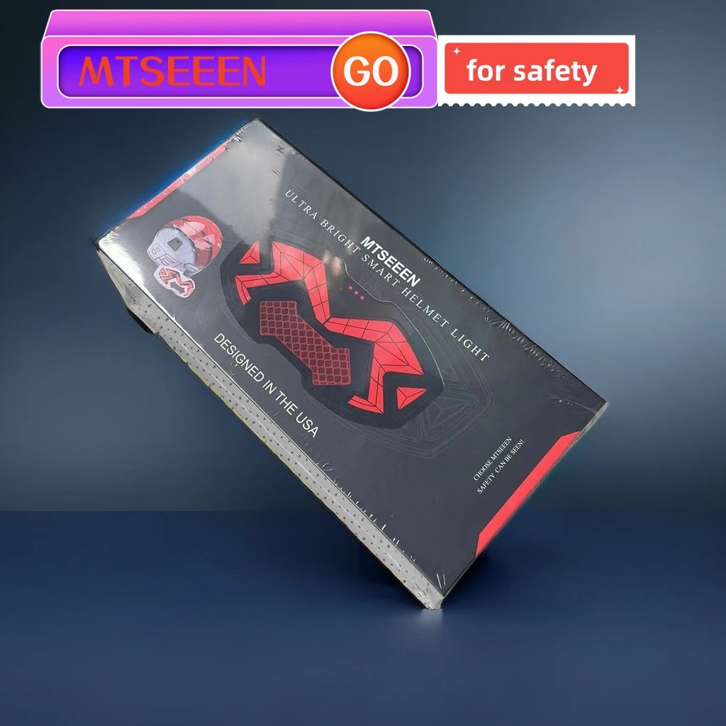 MTSEEEN Motorcycle Helmet Brake Light LED, Super Brightness, Helmet Safety Light for Bikes Brake Sensor Inside. Real Waterproof